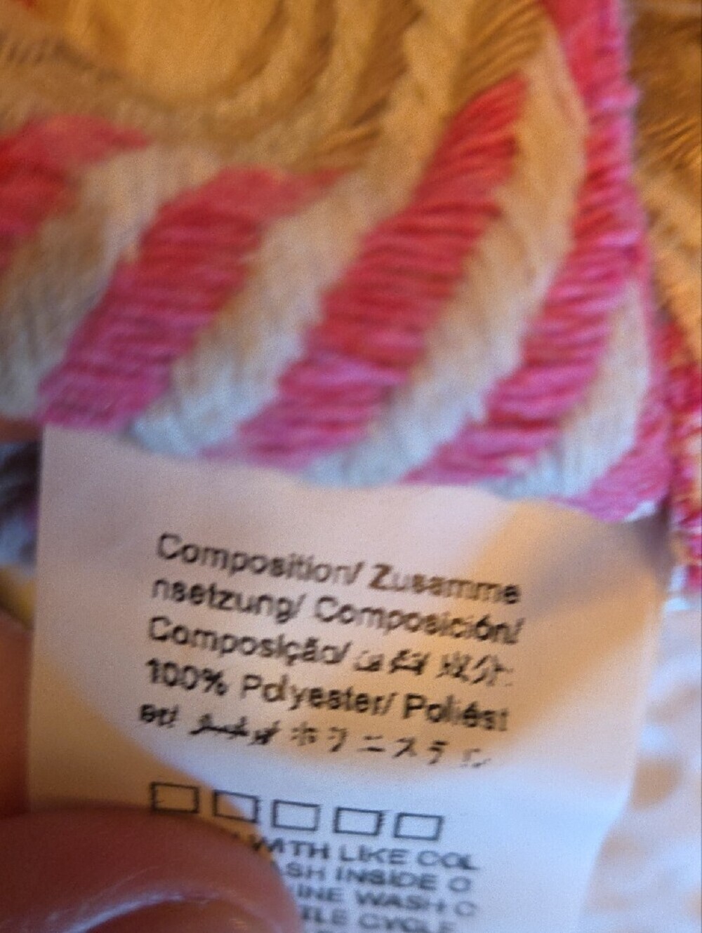 SHEIN Pink and White Plaid Mini Skirt - Picture 3 of 4